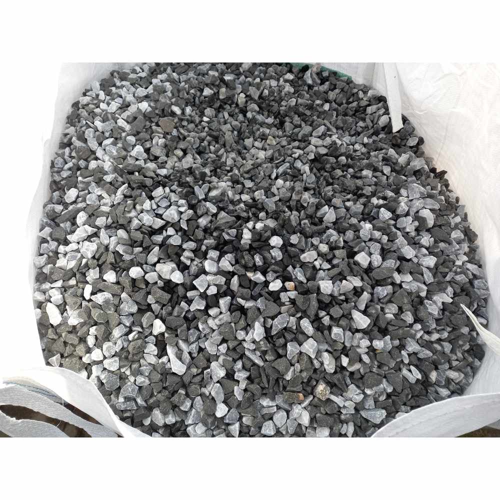 Decorative Chippings. Bulk Bag Black Ice 20mm